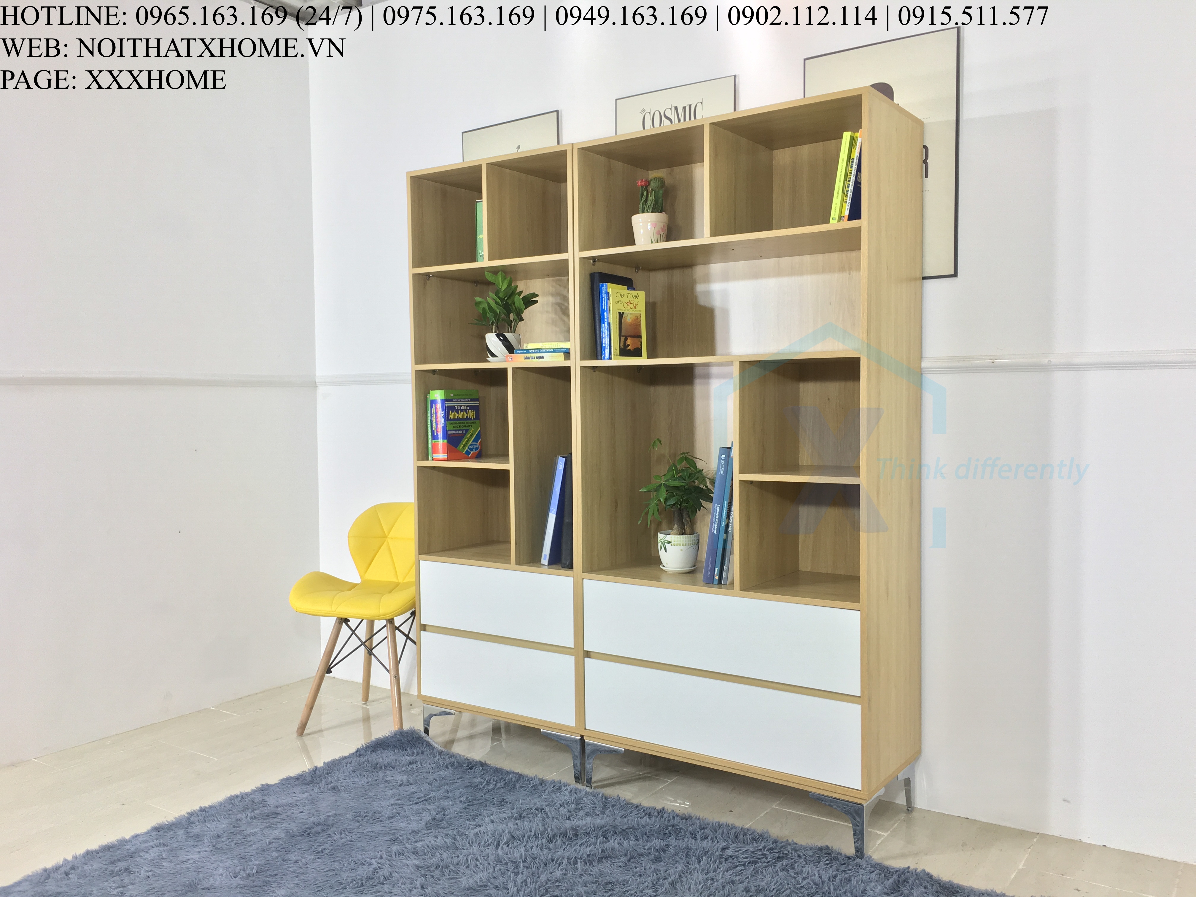 Tủ sách phòng khách X HOME TS6805 1