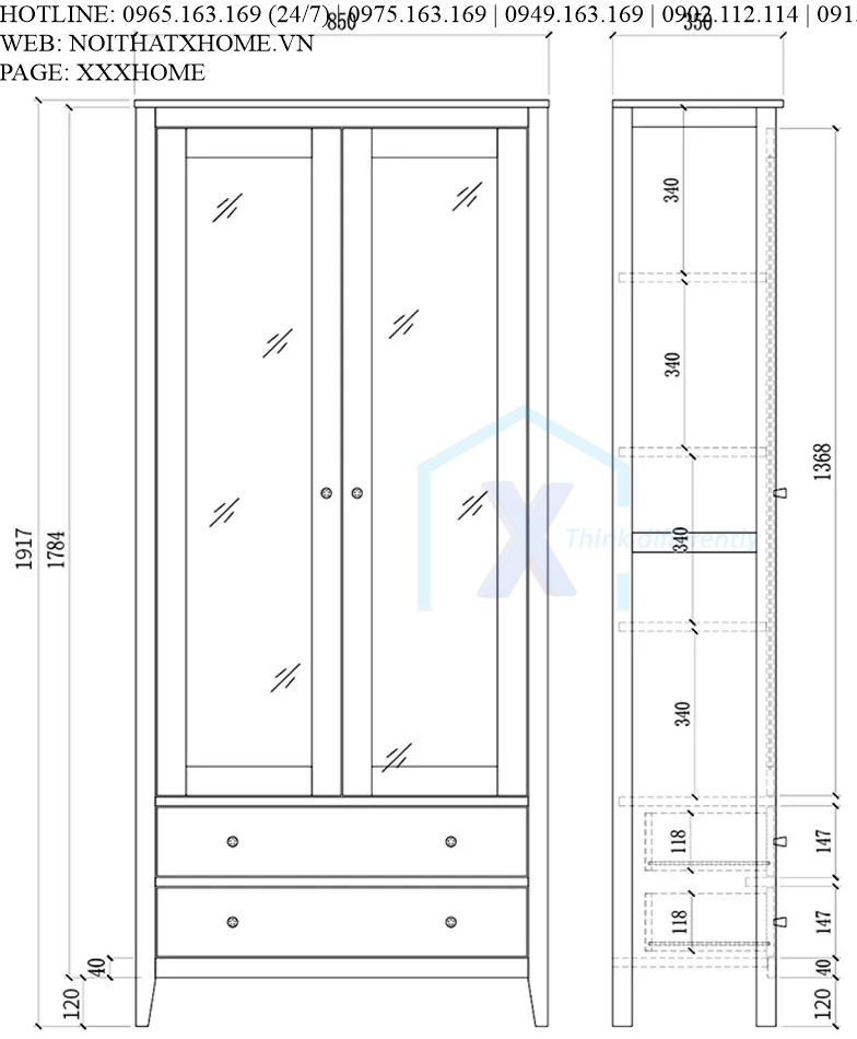 TỦ TÀI LIỆU GỖ X HOME HÀ NỘI SÀI GÒN HỒ CHÍ MINH XHOME1147